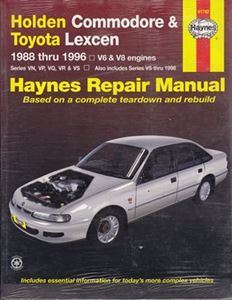 Picture of Holden Commodore & Toyota Lexcen 1988 to 1996 Haynes Repair Manual - Haynes