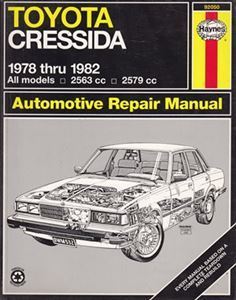 Picture of Toyota Cressida 1978 to 1982 Automotive Repair Manual - Haynes