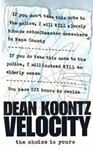 Picture of Velocity - Dean Koontz