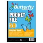 Picture of BUTTERFLY A4 Pocket File - 50 Pocket