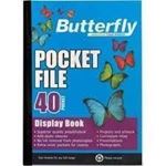 Picture of BUTTERFLY A4 Pocket File - 40 Pocket