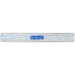 Picture of Butterfly 30cm Plastic Flexi Ruler (blue)